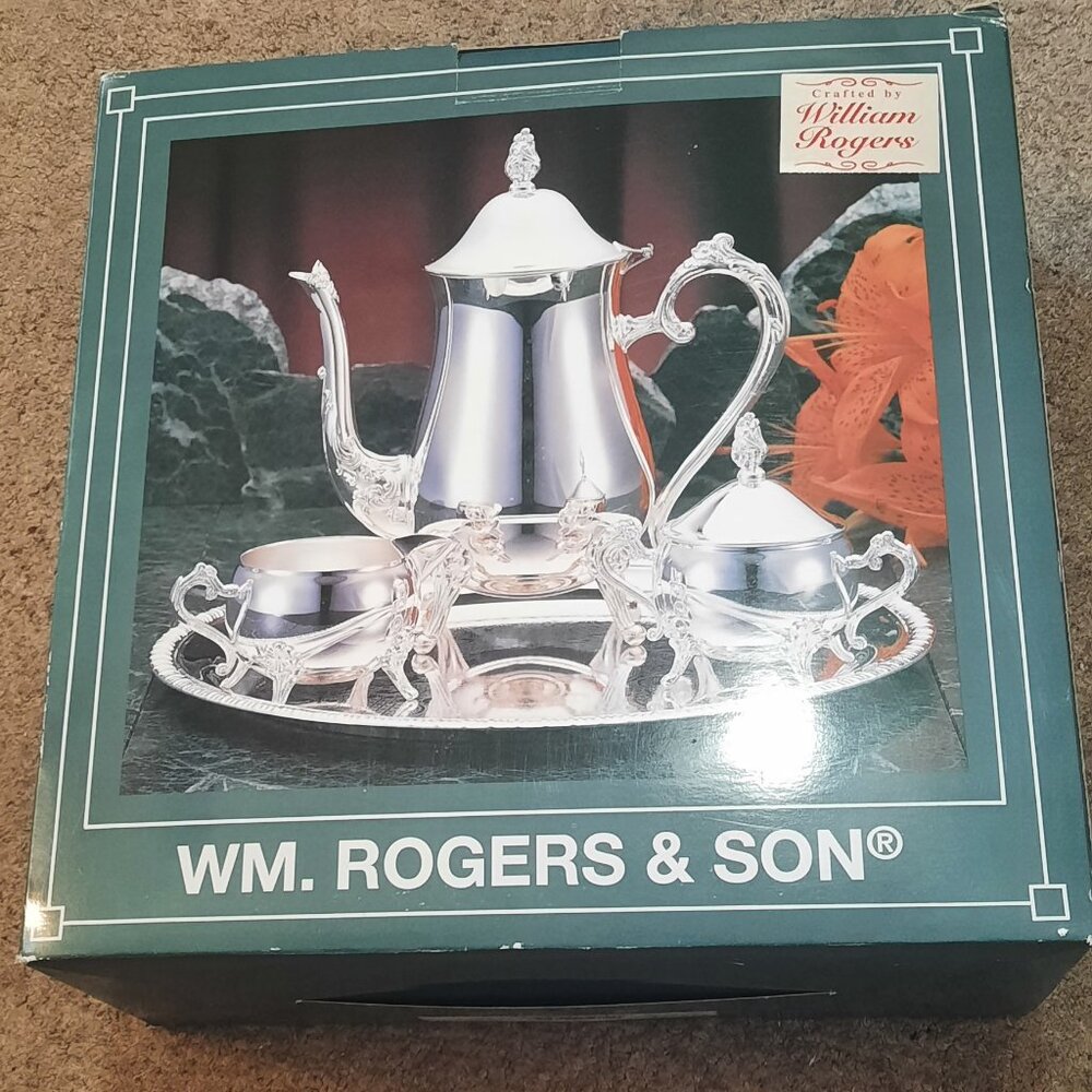 William Rogers & Son Silver-plated Coffee Set